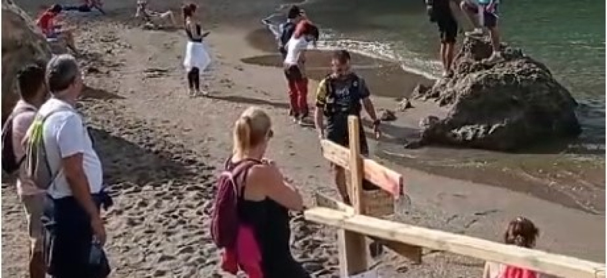 Imagen La ruta de senderismo hasta Cala Cortina pone fin a las actividades de Bienvenida Universitaria